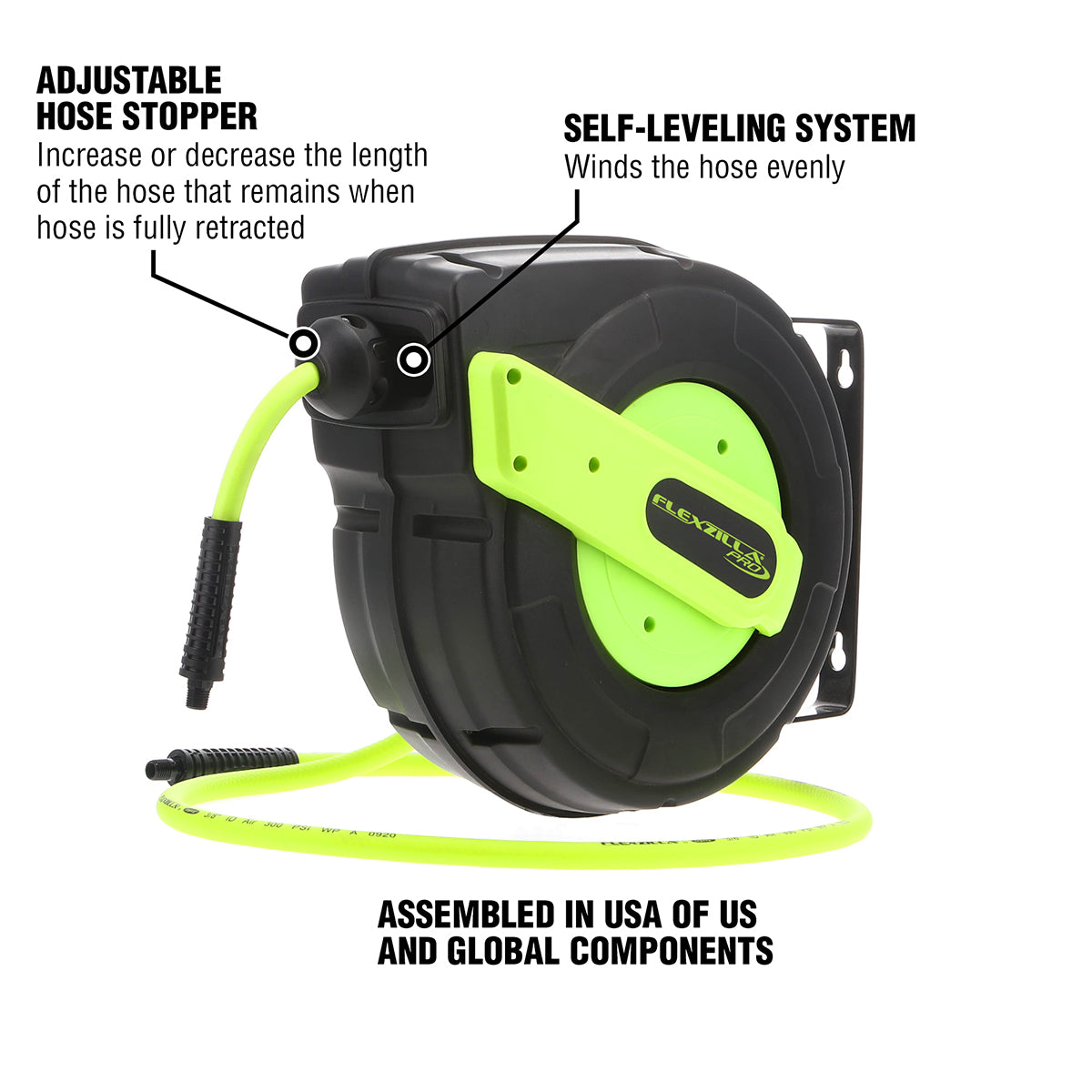 Pro Retractable Reel with Self-leveling System – Flexzilla.com