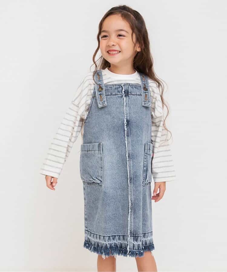 ☆SALE☆デニムジャンスカ（J417015）|BREEZE（ブリーズ） 女の子