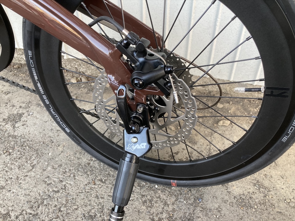 birdy 18インチ TRP キャリパー ローター付き エアーのディスク化