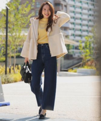 たけのこの里anysisエニィスィス フェイクムートンコート 新品未使用