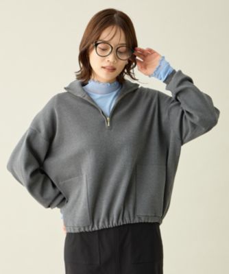 ANY(エニィ)のスウェットライクハーフジップニット通販 | 集英社HAPPY