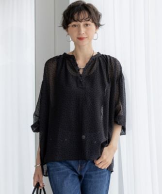 23区(ニジュウサンク)の【洗える】ドットフロッキー ボリューム