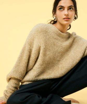 BEIGE，(ベイジ)の【洗える】MARRONNIERS / ラメテープヤーンクルー