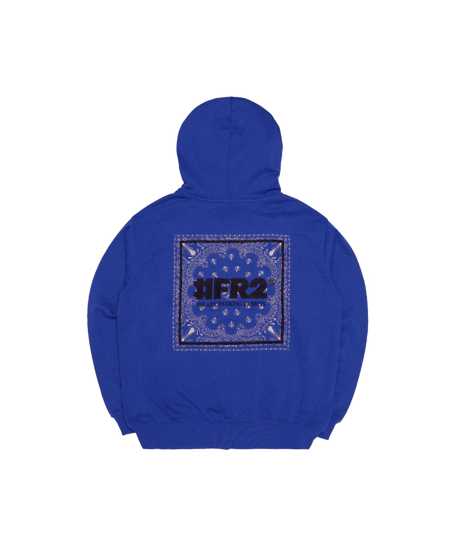 Embroidery Paisley Pattern Zip-up Hoodie – #FR2