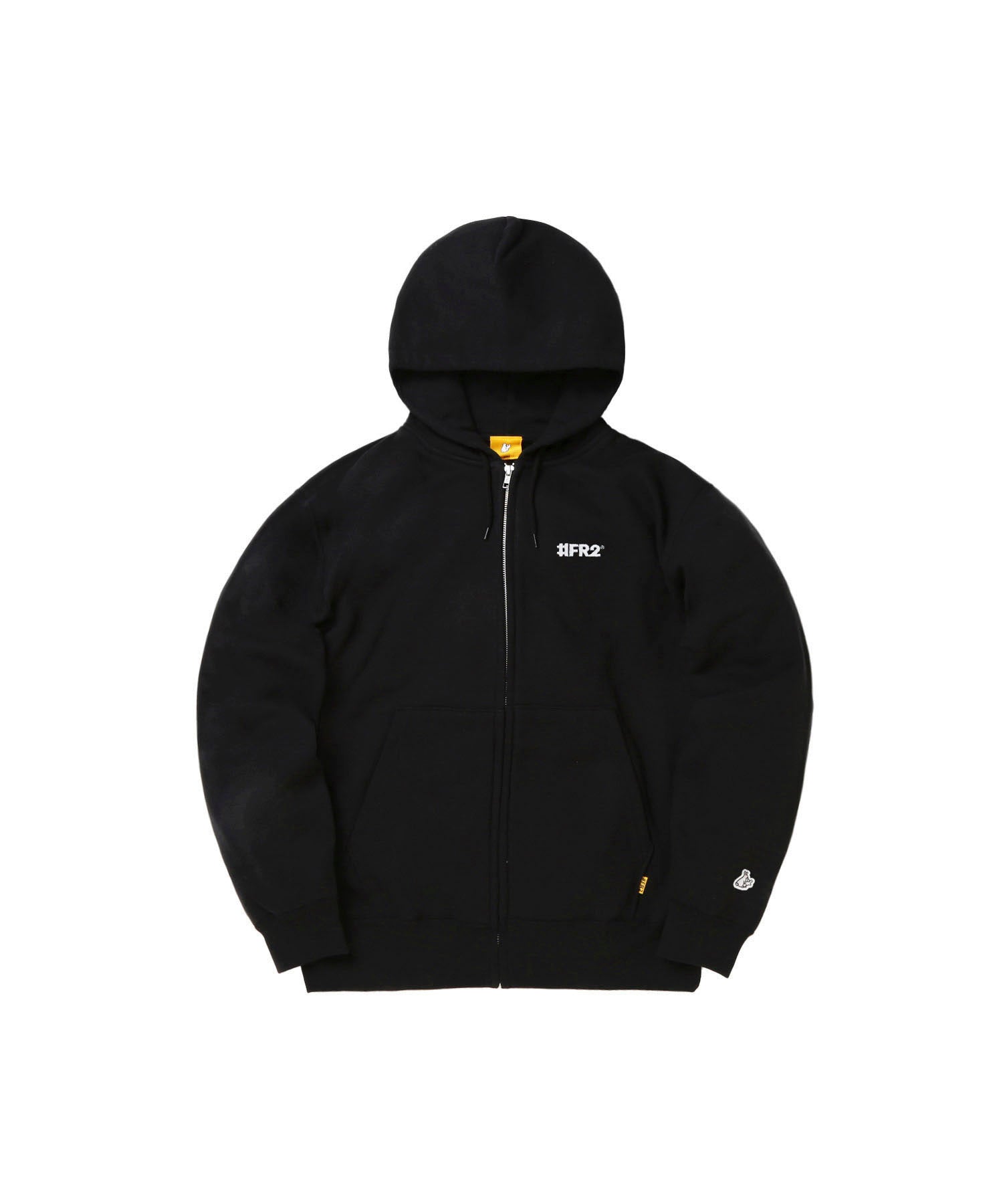 FXXKING RABBITS Sleeve Logo Zip‐up Hoodie – #FR2