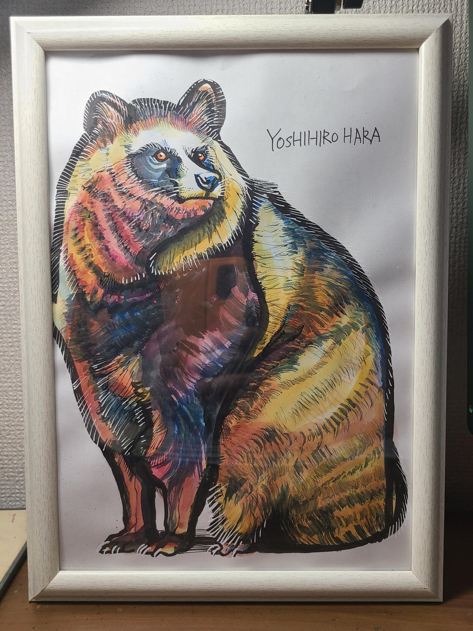 絵画の通販、購入ならFROM ARTIST/作品名：タヌキ/作家名：原 義弘