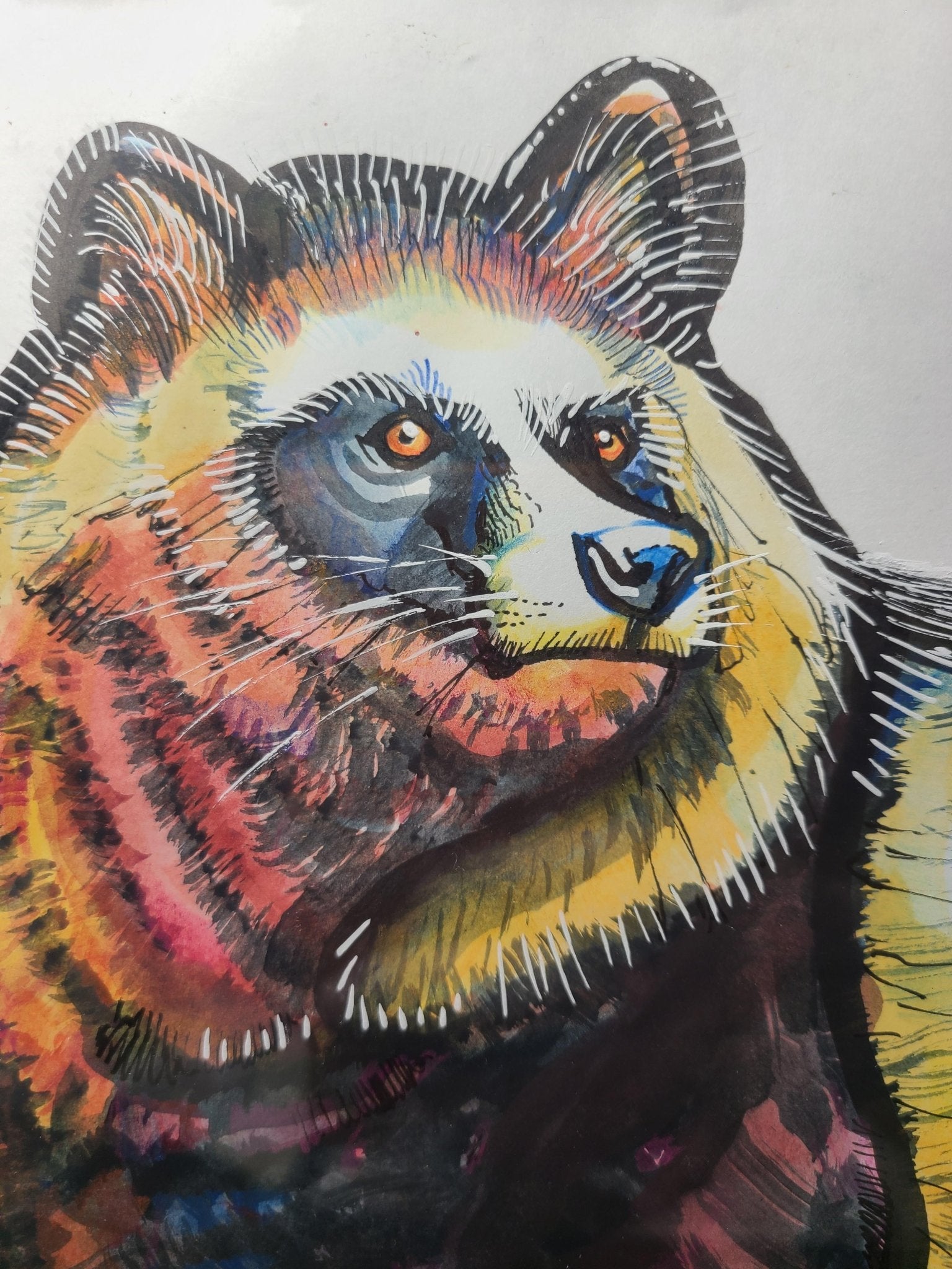 絵画の通販、購入ならFROM ARTIST/作品名：タヌキ/作家名：原 義弘