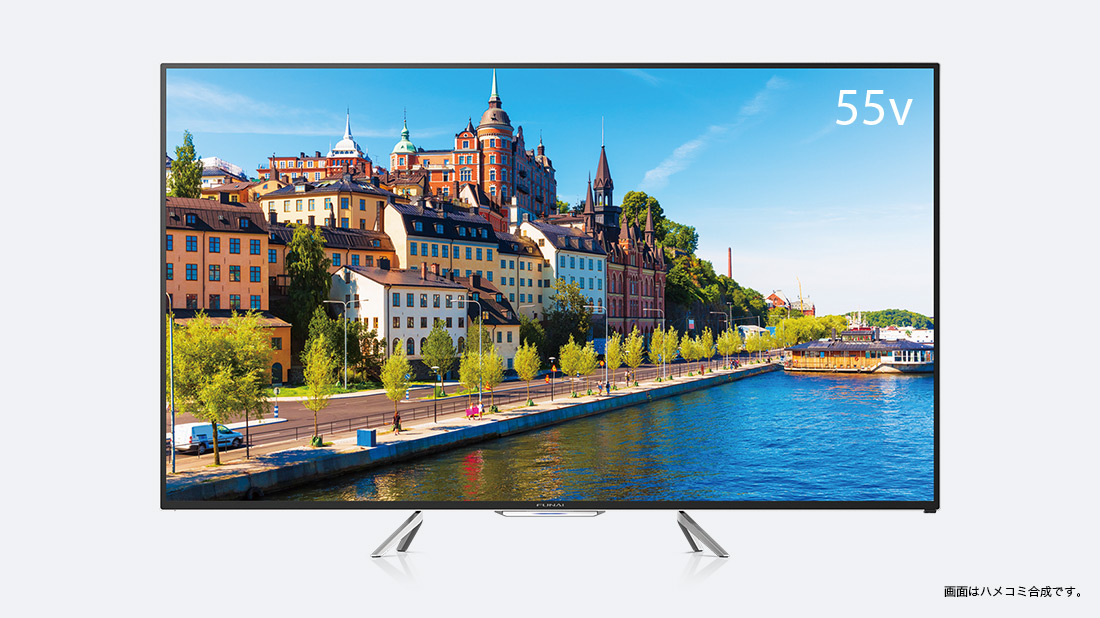 55インチ FUNAI LED液晶テレビ FL-55UD4100 4100シリーズ｜テレビ