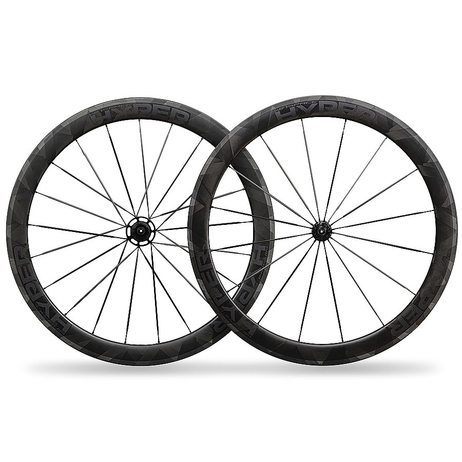 優れた強度対重量比のカーボンスポーク採用「LUN/HYPER ホイールセット