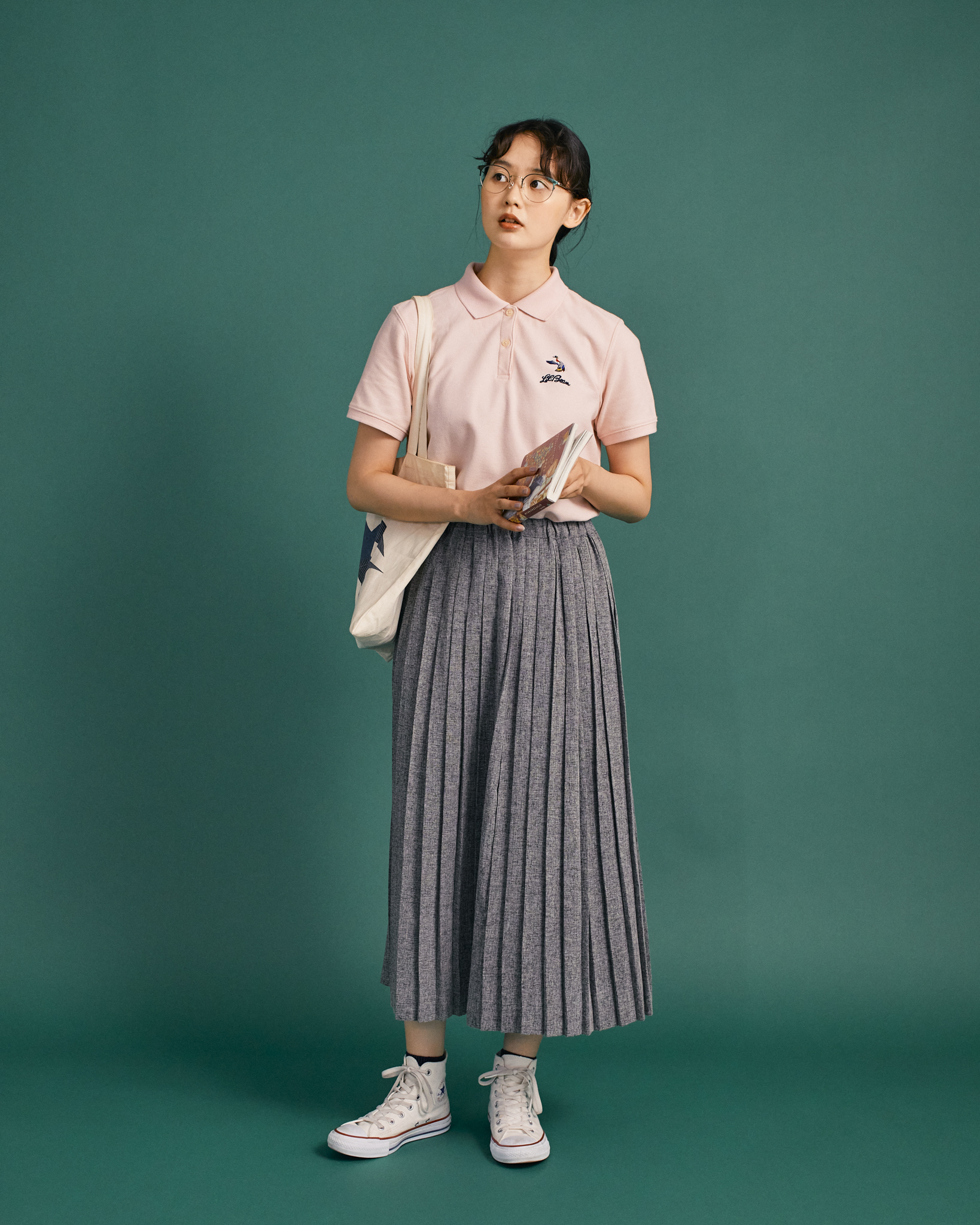 ポロシャツ×ロングスカートをバランスよく着こなすコツは？【FUDGE