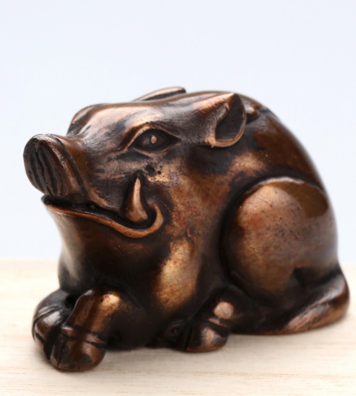 亥 干支（高岡銅器） | 匠縁堂