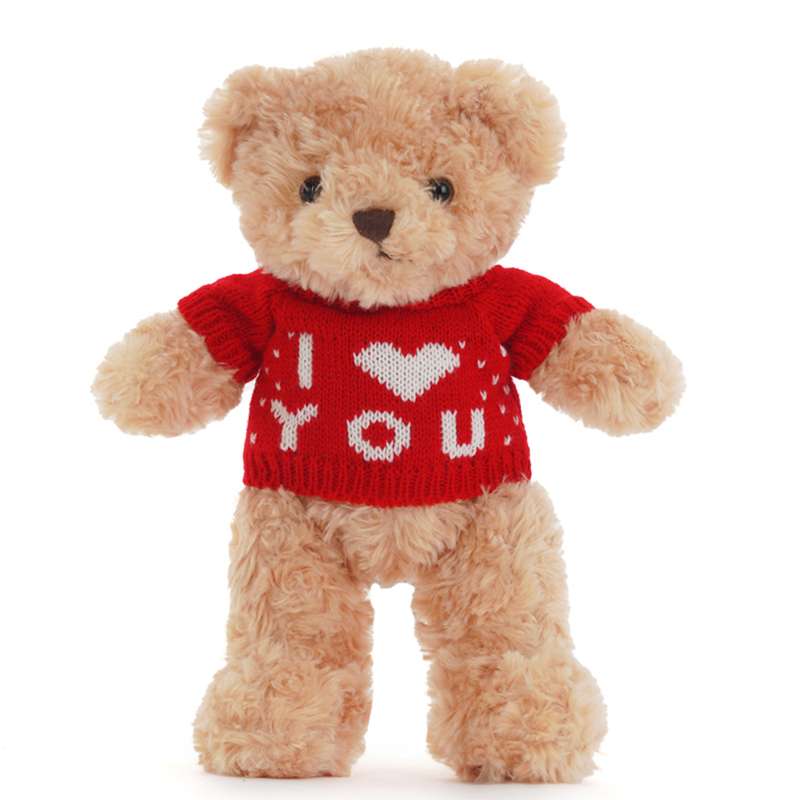 くまぬいぐるみ 星条旗セーターのくまちゃん くま 茶色(中)|くま