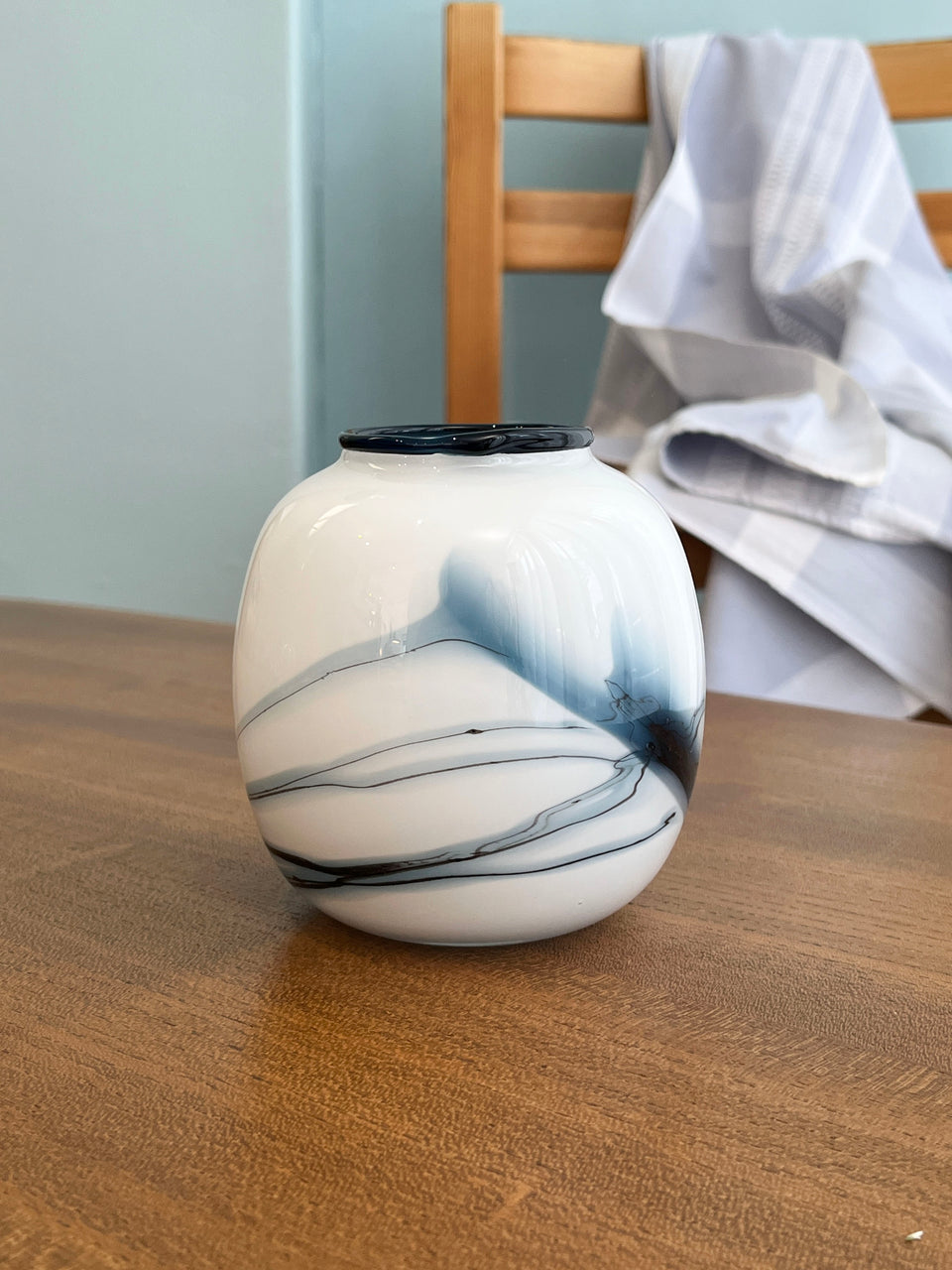 北欧ヴィンテージ ガラス フラワーベース 花瓶 インテリア