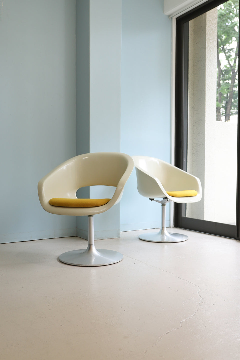 ジャパニーズヴィンテージ コトブキ シェルチェア 回転椅子 ミッド