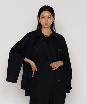 中空ストレッチデニム カバーオールジャケット（18-08VK05-205