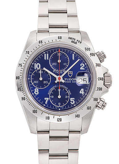 チューダー/チュードル クロノタイム 79280 ブラック/シルバー 中古