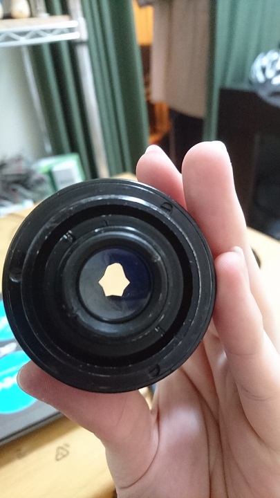 カメラレンズの修理・改造 – 学生室 – つくったものの記録場所