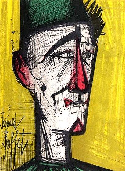 ビュッフェ「ピエロ」 絵画 販売 買取-東京 自由が丘にある画廊