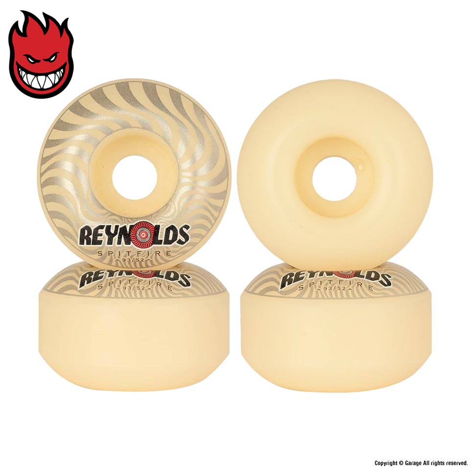 SPITFIRE WHEELS F4 CLASSIC REYNOLDS 93DU SOFT SLIDERS 52mm