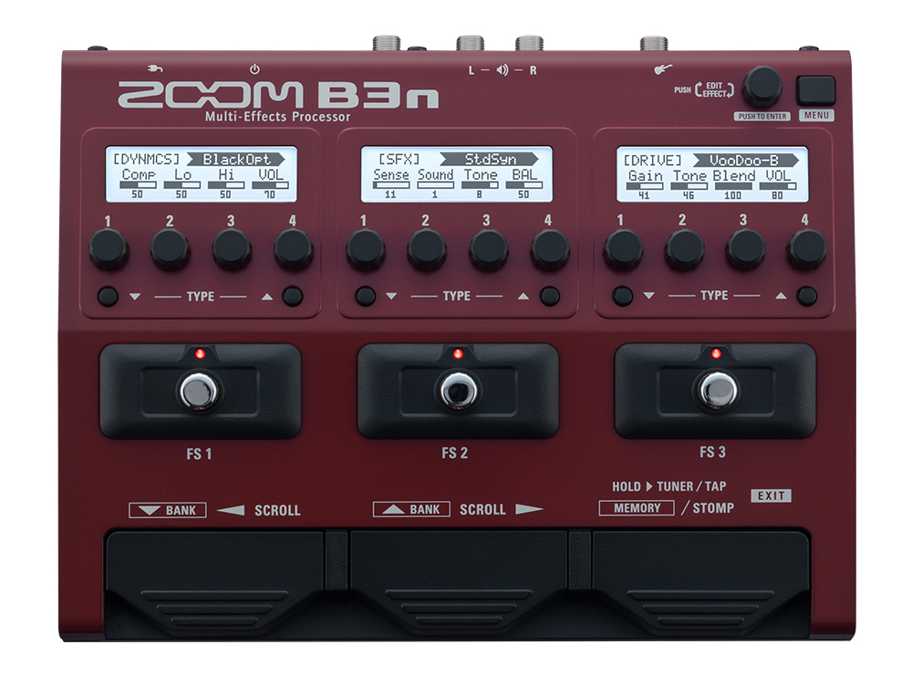ZOOM B3 の後継機、 B3n の機能や B3 との違いについて徹底解説
