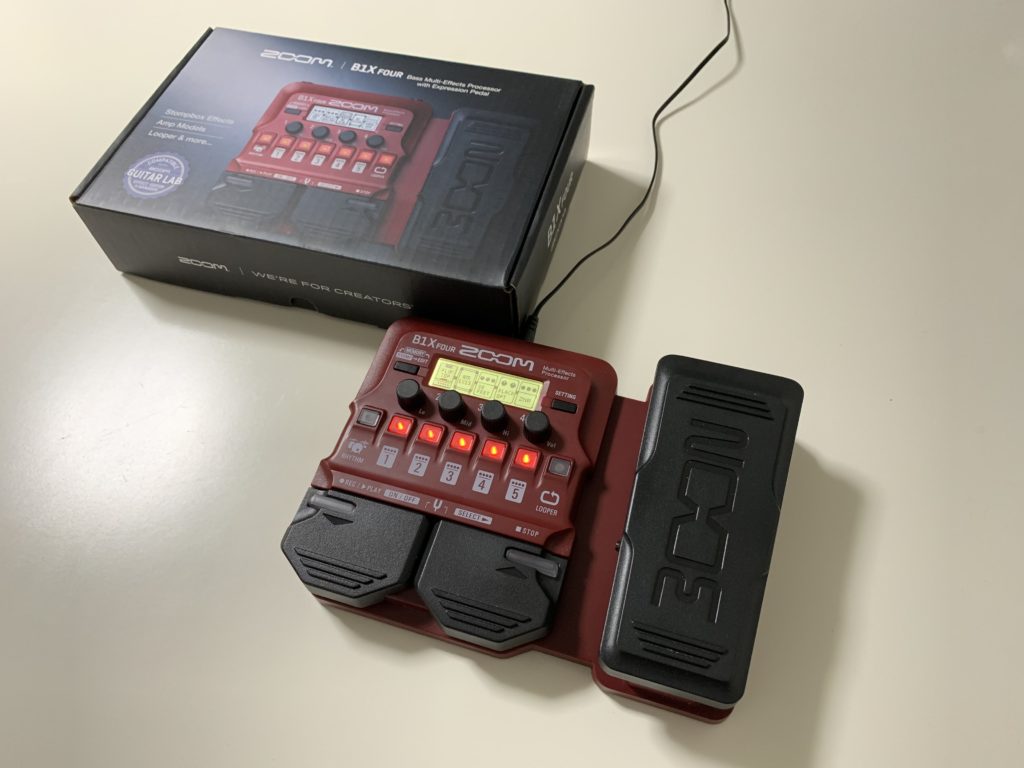 ZOOM新作 B1X FOURを徹底レビュー、解説！【22種モデリング音源有