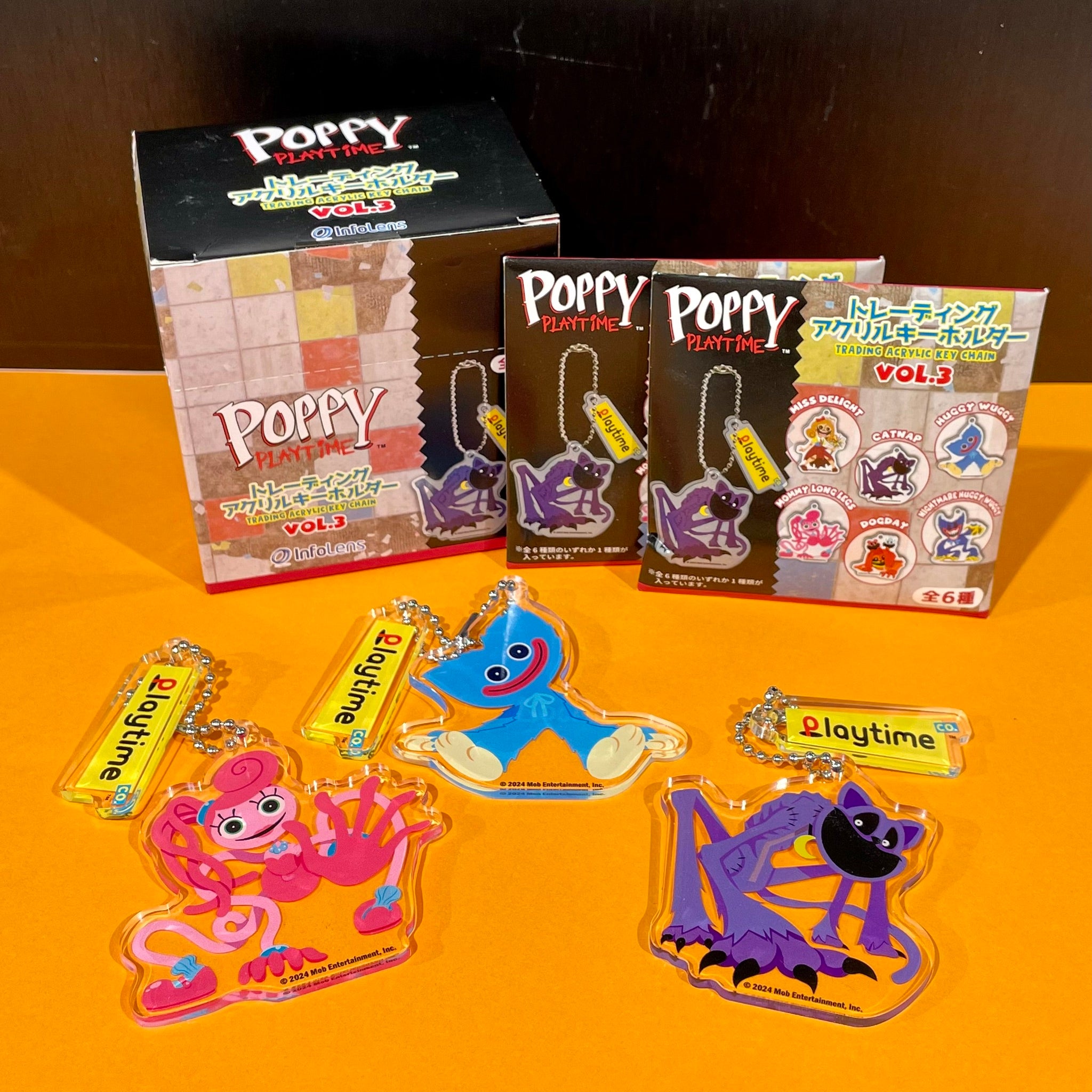 Poppy Playtime トレーディングアクリルキーホルダー vol.3 – インフォ