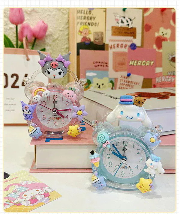 Qoo10] 無料限定 キャラクター目覚まし時計 置き