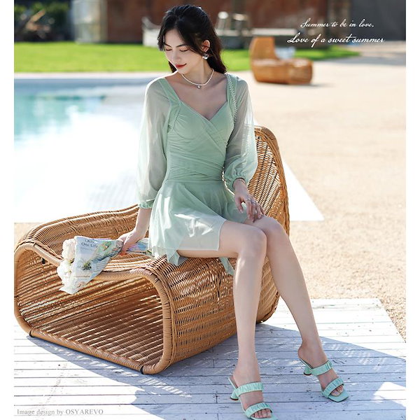 Qoo10] ママ ミントグリーン ショートパンツ 長