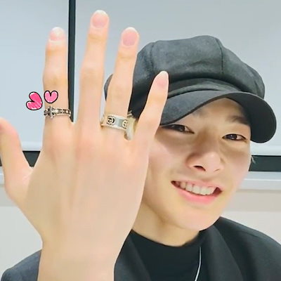 Qoo10] straykids アイエン 着用 指輪 : 腕時計・アクセサリー