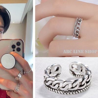 Qoo10] AREUM ストレイキッズ 指輪 ヒョンジン 着用モ