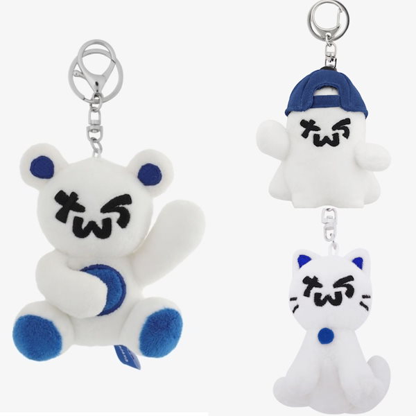 Qoo10] TWS プラッシュ キーリング マスコッ