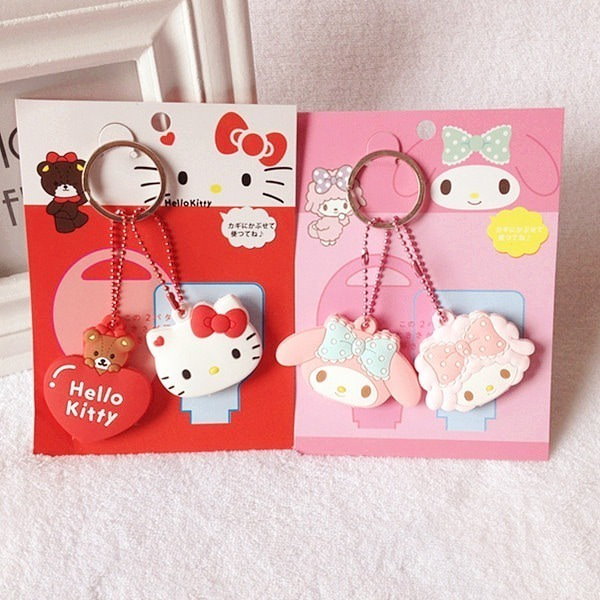 Qoo10] 【急速出荷】ハローキティ キーカバー キ