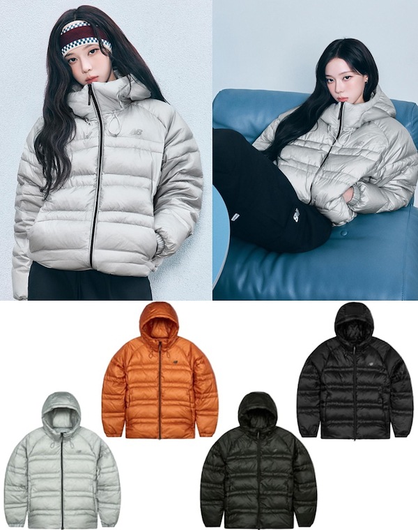 Qoo10 new balance フライング77SLダウンフーディ 軽量