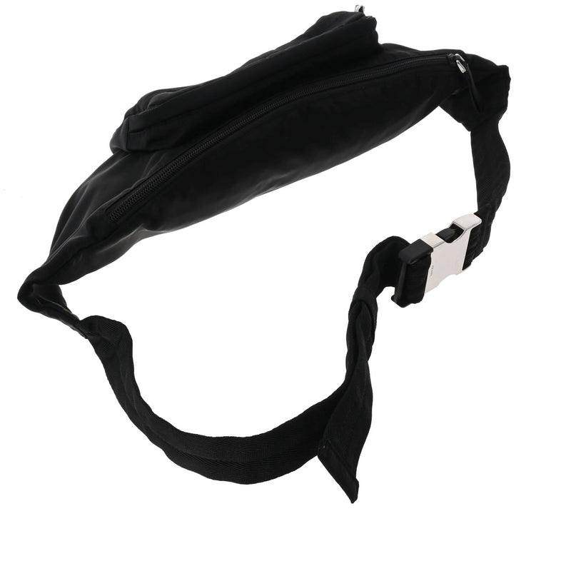 プラダボディバッグ アウトレット品 黒 シルバー金具 メンズ ナイロン