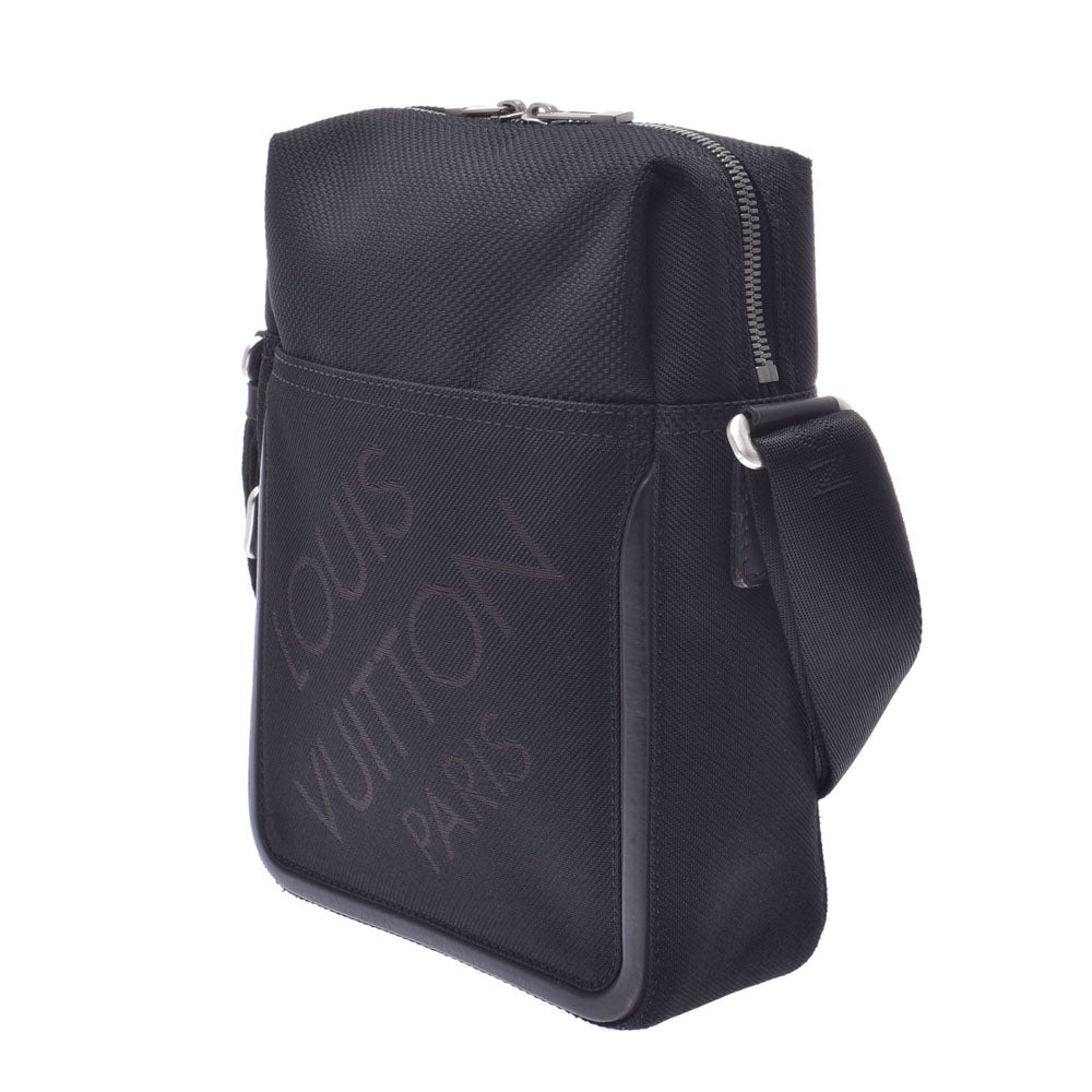 ルイヴィトンジェアン シタダン 黒 メンズ ダミエジェアンキャンバス