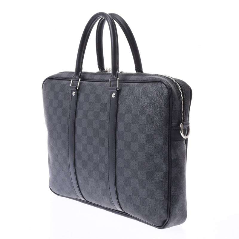ルイヴィトングラフィット PDV PM ブリーフケース 14137 黒/グレー