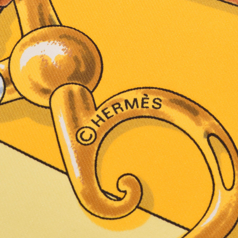エルメスカレ90 Festival / 祭典 黄 レディース スカーフ HERMES 中古