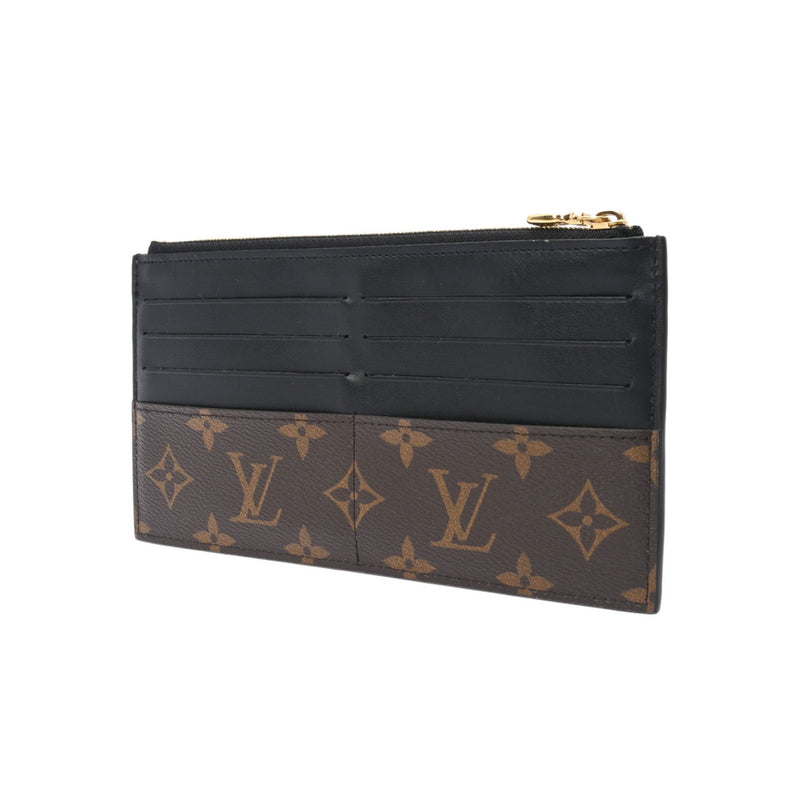 ルイヴィトンスリム パース 14145 ブラウン/ブラック レディース