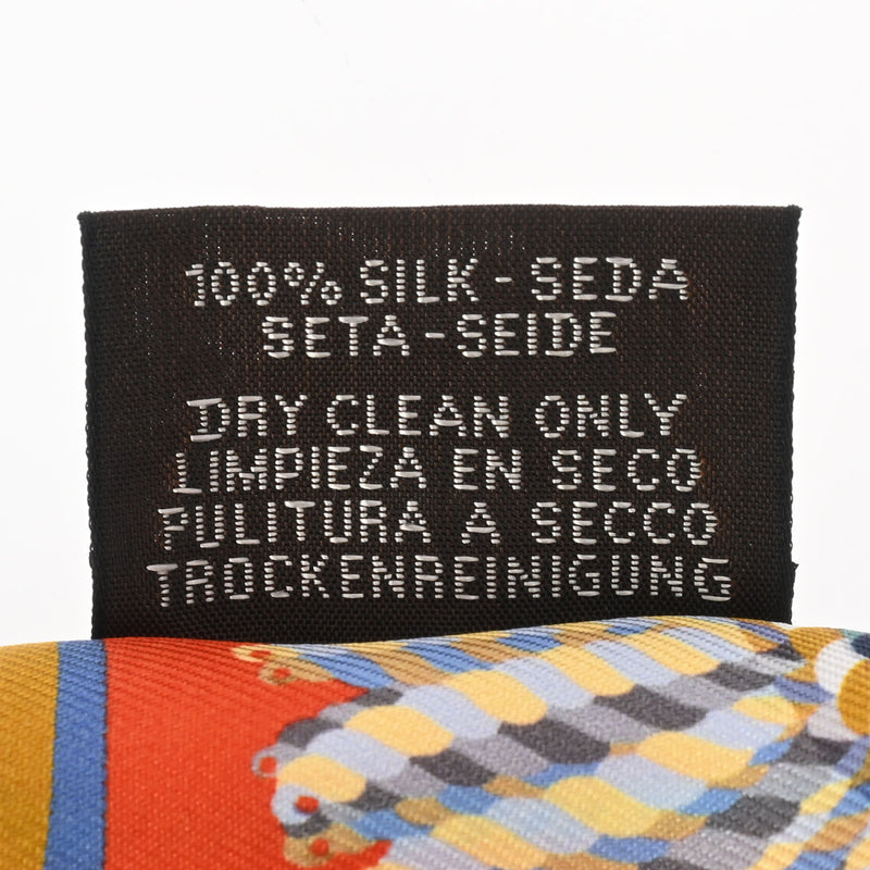 エルメスツイリー Epaulettes de Gala オレンジ系 レディース シルク