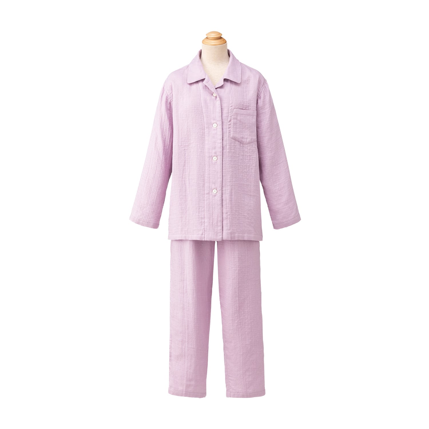 ウチノ マシュマロガーゼレディスパジャマ M(バイオレット M)【eGift