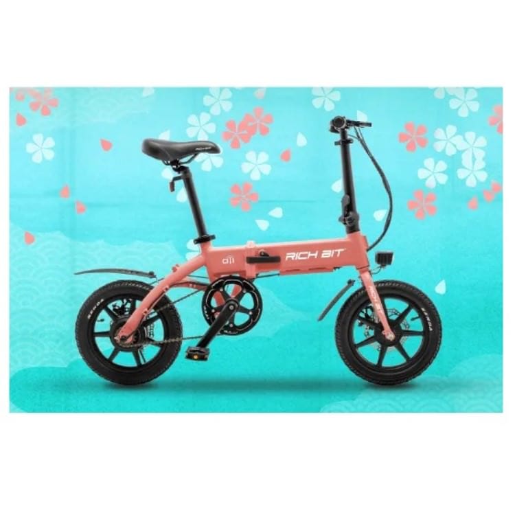 電動アシスト自転車] RICHBIT CITY ASSIST(シティブラック)｜折り畳み