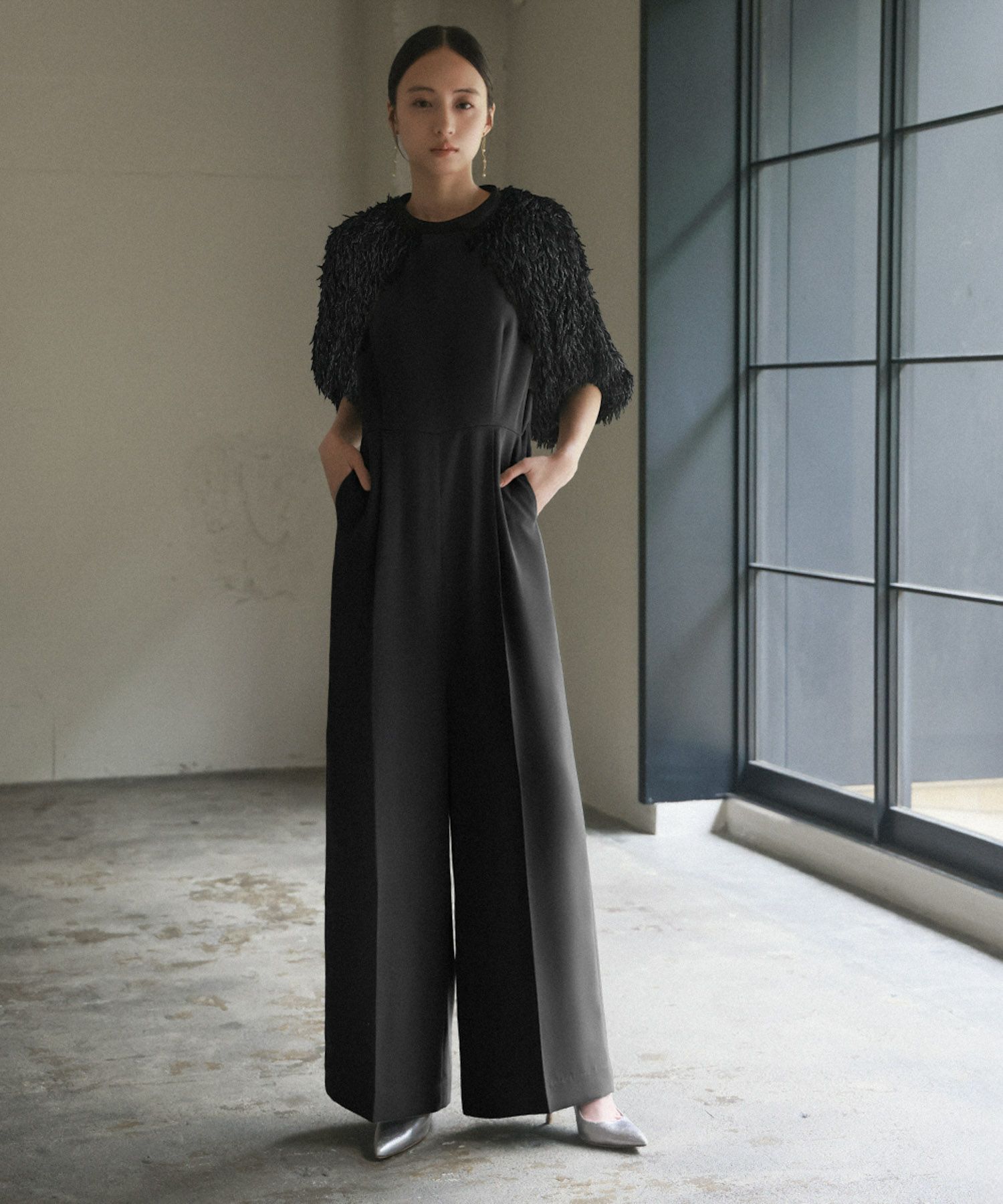 結婚式・お呼ばれ対応 | 2点セットオールインワンパンツドレス