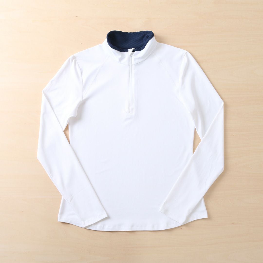 AngleTopアングルトップ|テニスウェア|長袖|White | テニスウェア