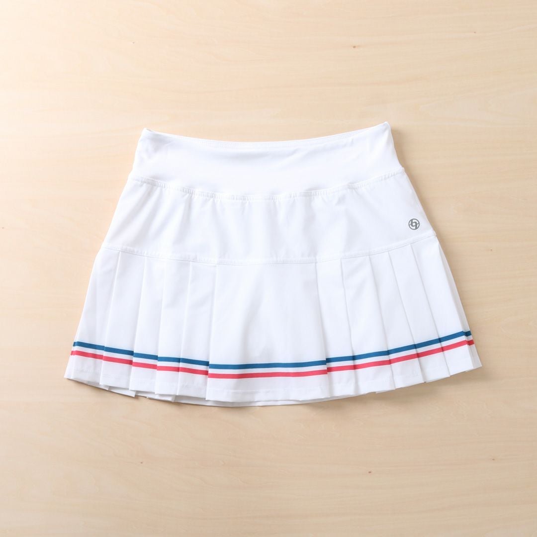 ClubSkortクラブスコート|テニスウェア|スコート|WhiteSeaBlue