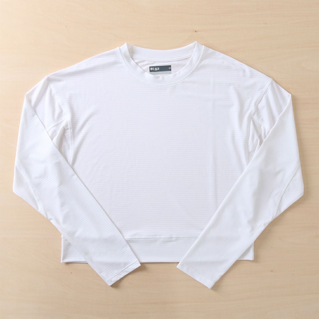 RallyTopラリートップ|テニスウェア|長袖|White | テニスウェア