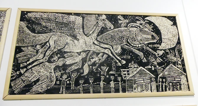 魔女の宅急便』ウルスラが描いた絵のモデルを展示！ | スタジオジブリ