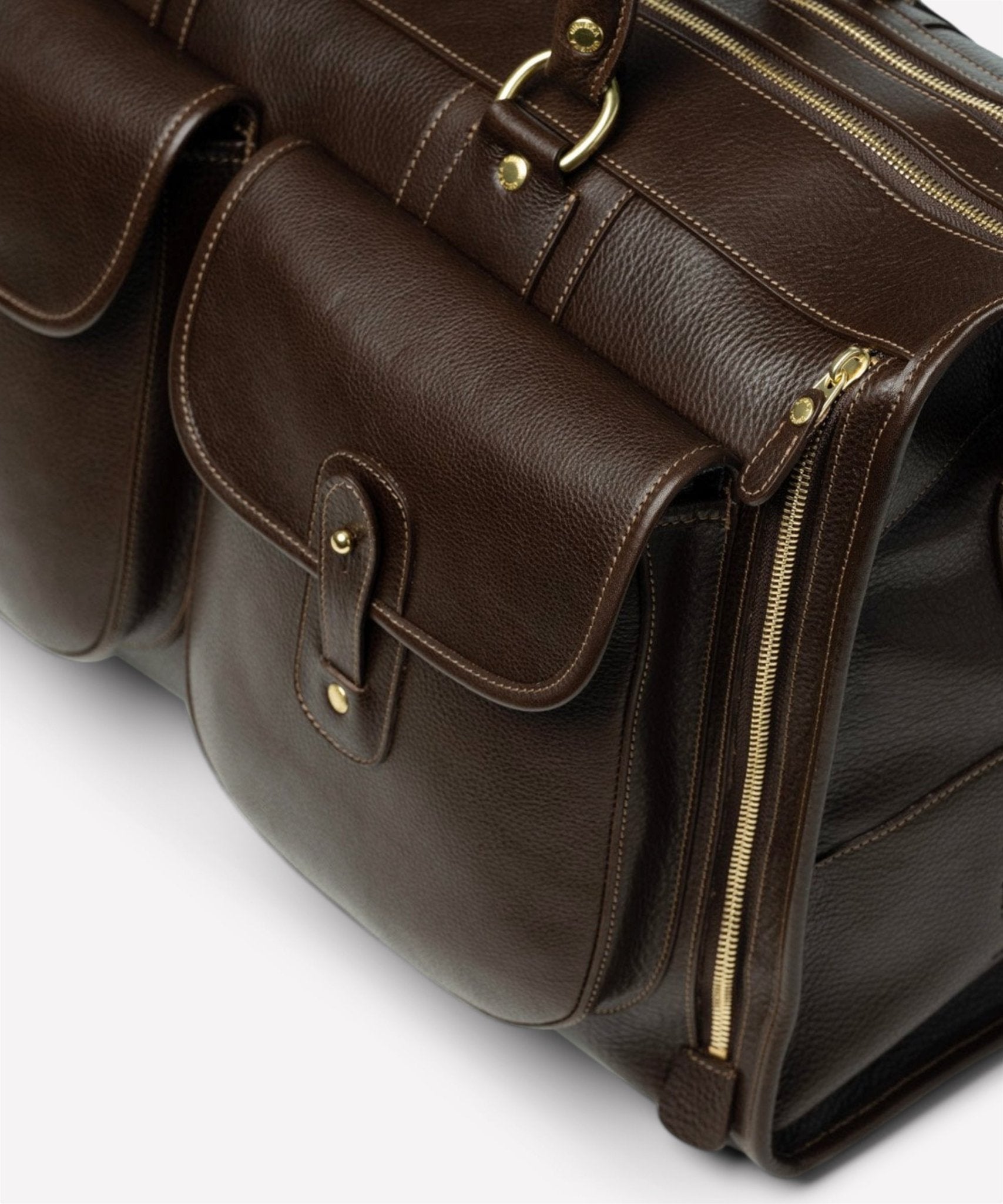 Express No. 2 | Vintage Walnut Leather Duffle Bag | Ghurka Icon