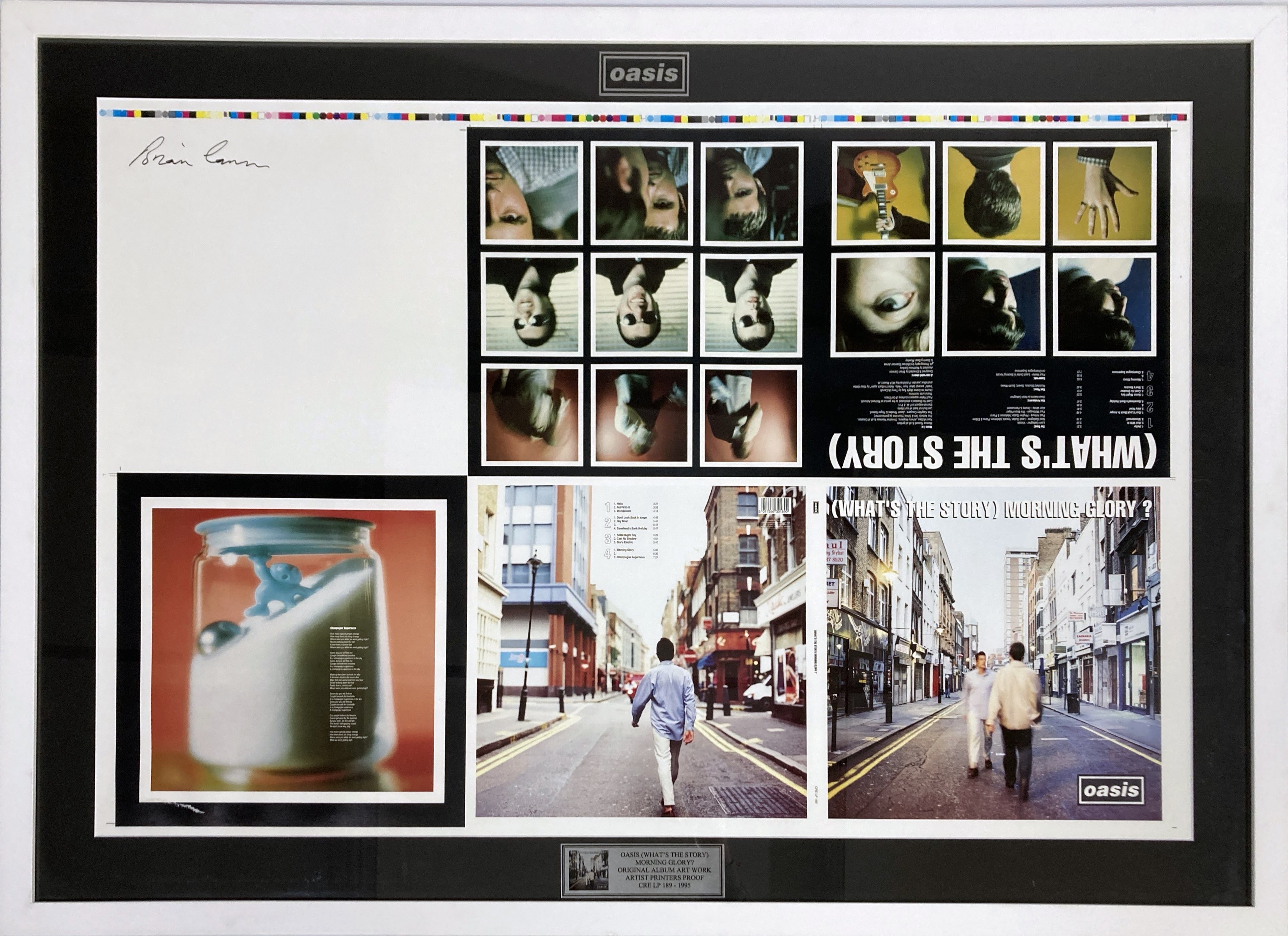 Lot 476 - OASIS WHAT'S THE STORY MORNING GLORY PROOF