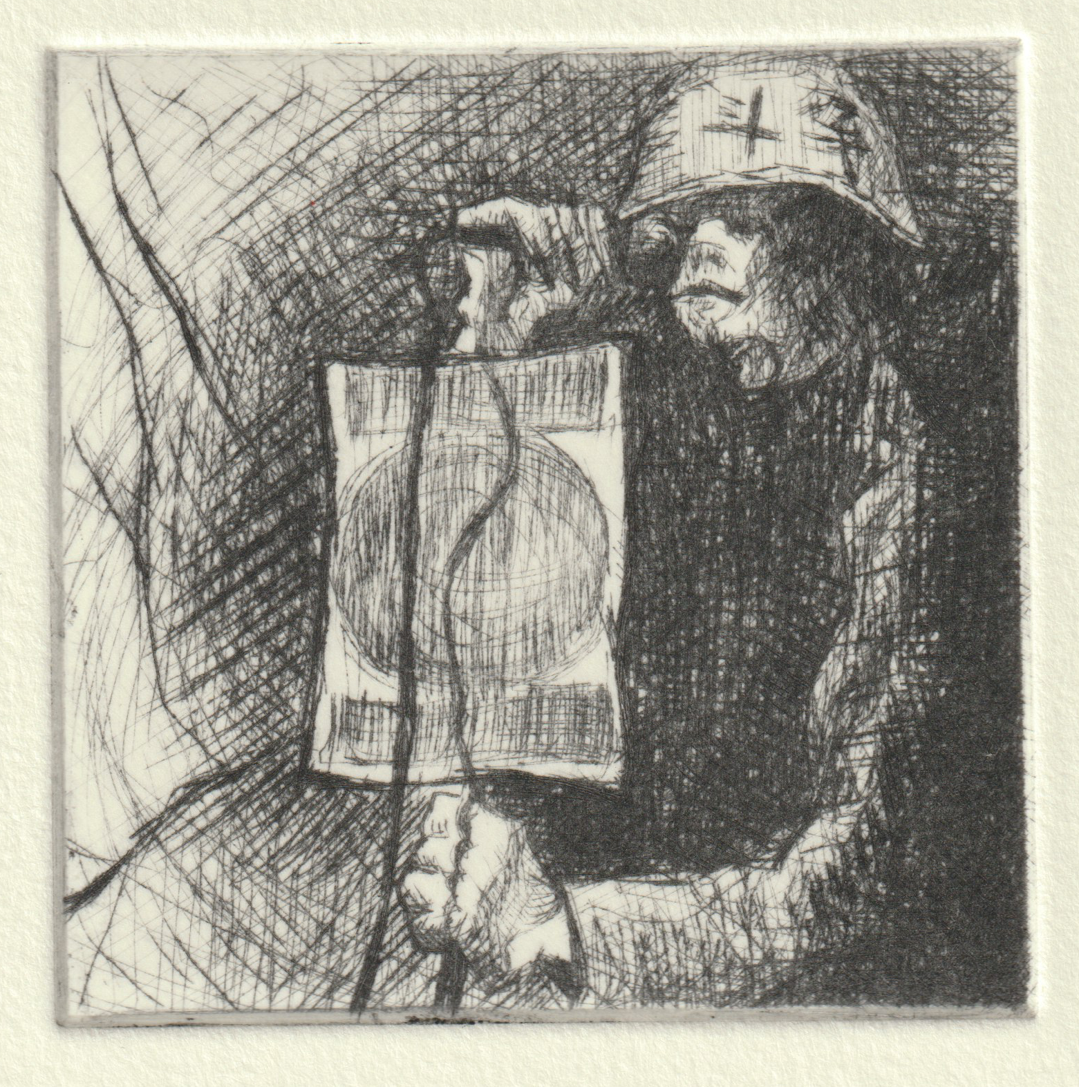 山田さんのドライポイント会 | 東駒形の銅版画工房 Gokko