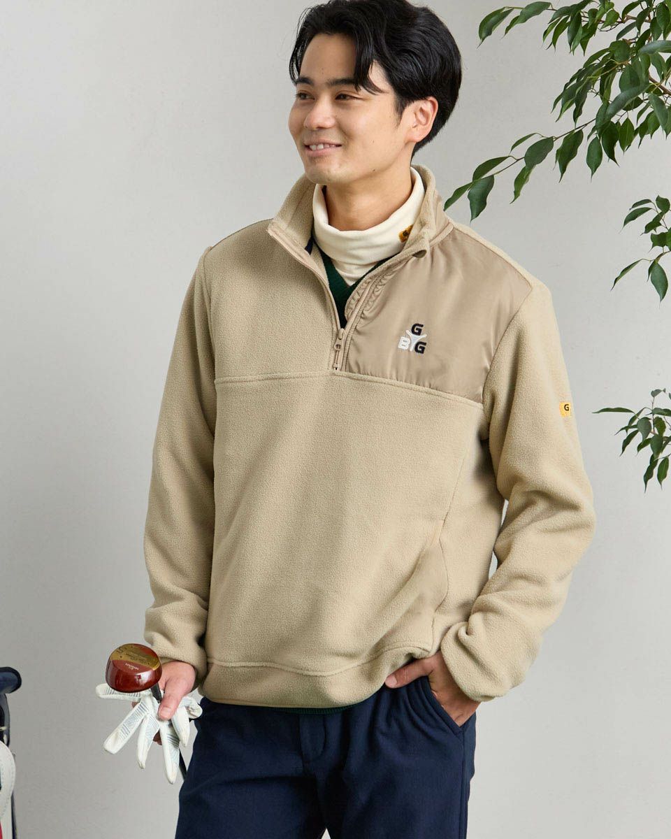 GB GOLFSPIKE ハーフZIPフリース | ゴールデンベアストア
